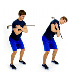 Chiropractic Vernon Hills IL Golf Stance Side Bend