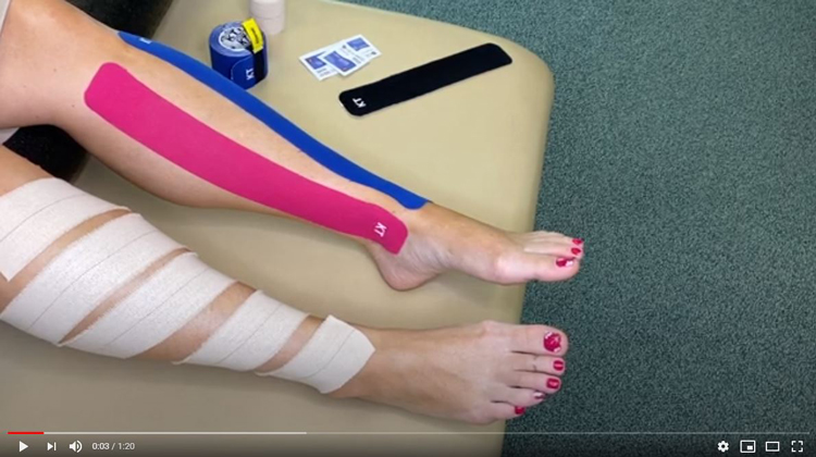 Taping Techniques For Lower Leg Pain in Vernon Hills